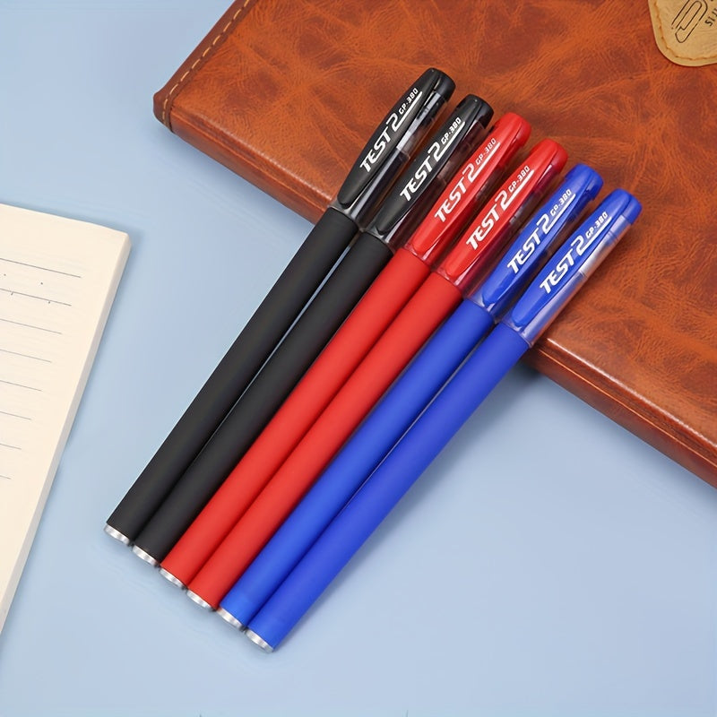26-Piece Gel Pen Set with Black Blue Red Ink 0.5mm Tips for School Office
