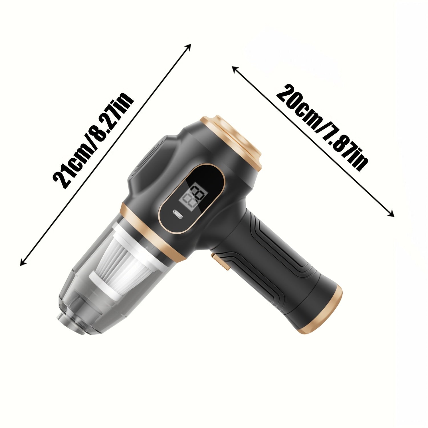 Portable Handheld Vacuum Cleaner USB Rechargeable with Crevice Tools