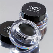 Set de delineador de ojos en gel para mujer, a prueba de agua, mate, resistente a las manchas, negro marrón