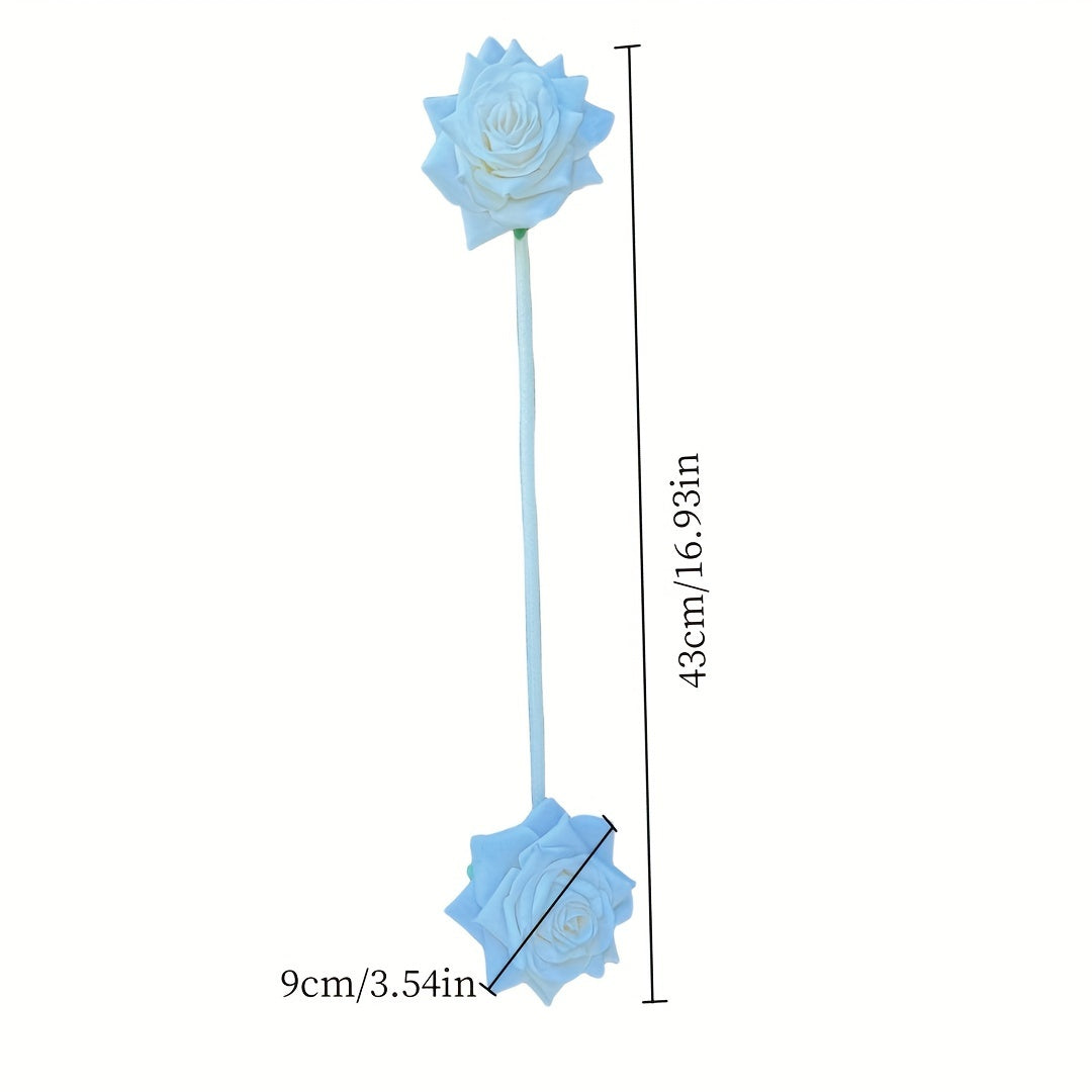 White Rose Curtain Tieback Cotton Linen Home Decor Living Room Office