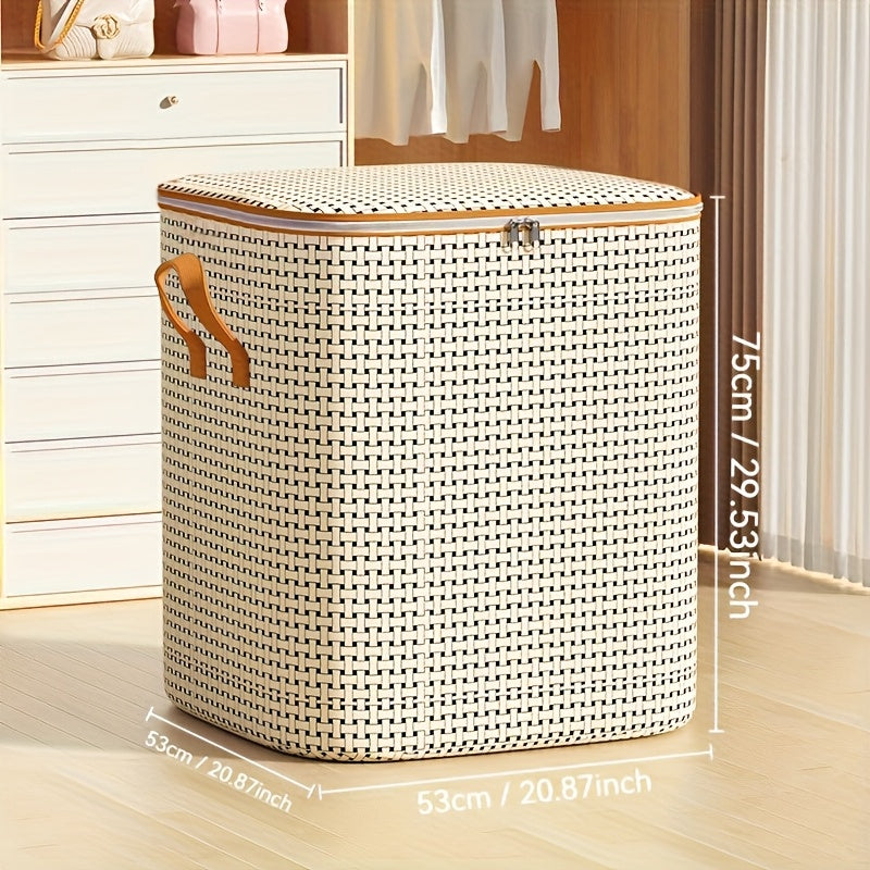 Large Waterproof Storage Bag for Clothes and Quilts Moisture-Resistant Plastic Organizer