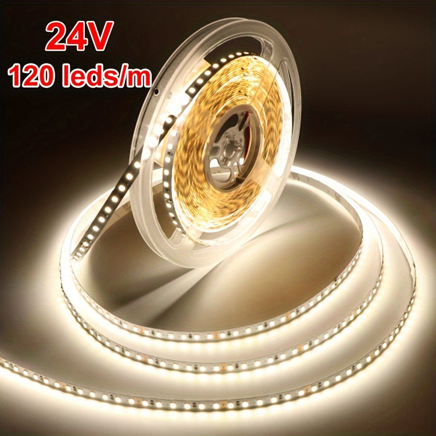 32.8ft LED Strip Lights 24V Warm Cold White Easy Install Adhesive Backing for Living Room Kitchen Bedroom