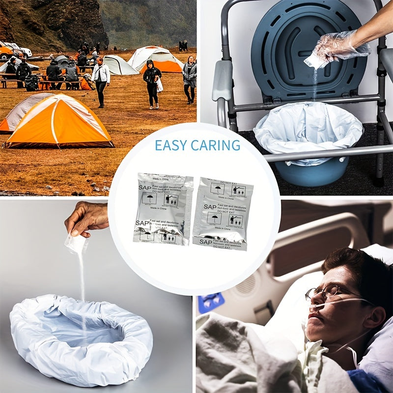 Portable Absorbent Toilet Powder Gel for Camping Emergency Use