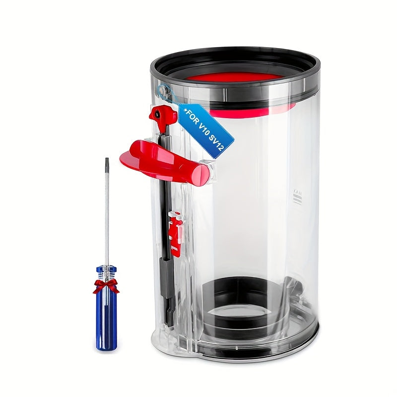 V10 va SV12 changyutgichlari uchun mustahkam plastik kanistr qutisi almashtirish, batareya talab qilinmaydi, oson to'kish mexanizmi, xavfsiz qulflanish bilan shaffof chang idishi.