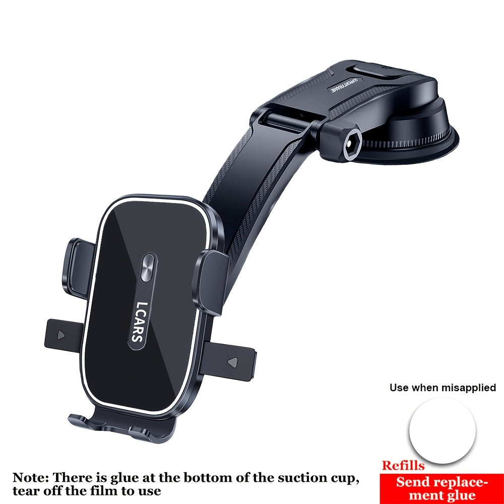 Universal ABS Dashboard Phone Mount Anti-Shake Support Bracket for Auto Navigation