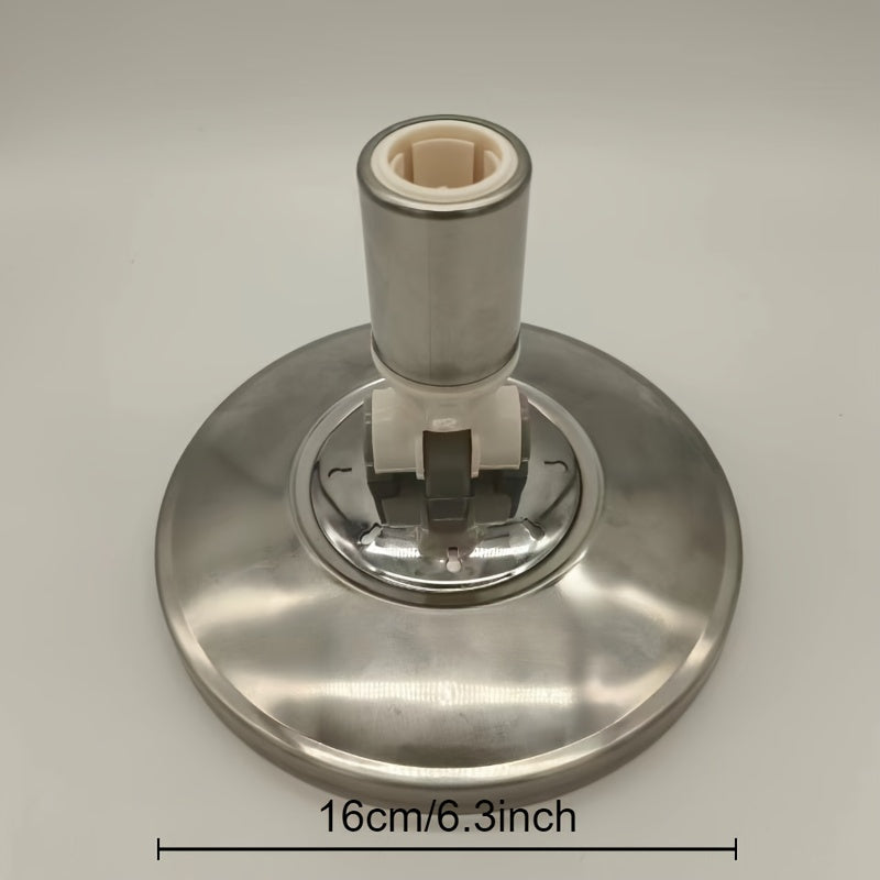 Metal Mop Handle Attachment with Rotating Head for Kitchen and Bathroom Cleaning