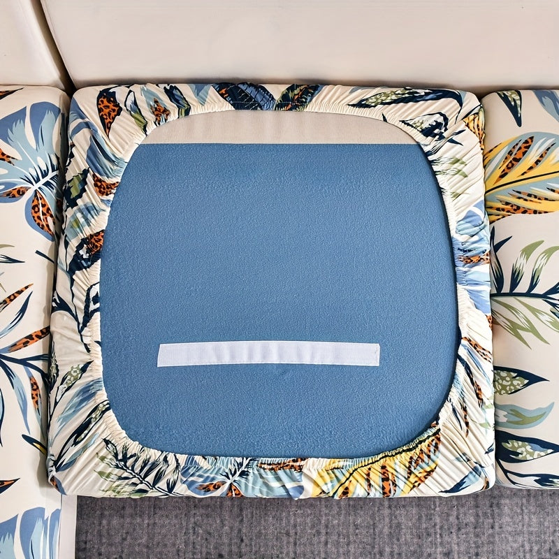 Чехол для дивана с цветочным принтом для диванов всех размеров, машинная стирка