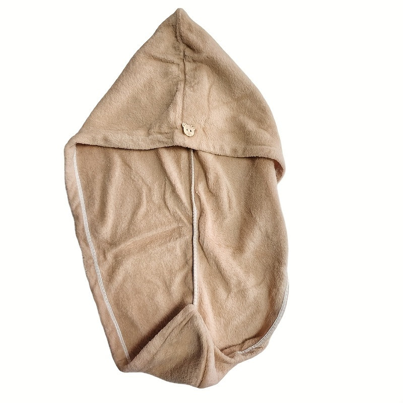 Women's Microfiber Hair Drying Cap Quick-Dry Super Absorption