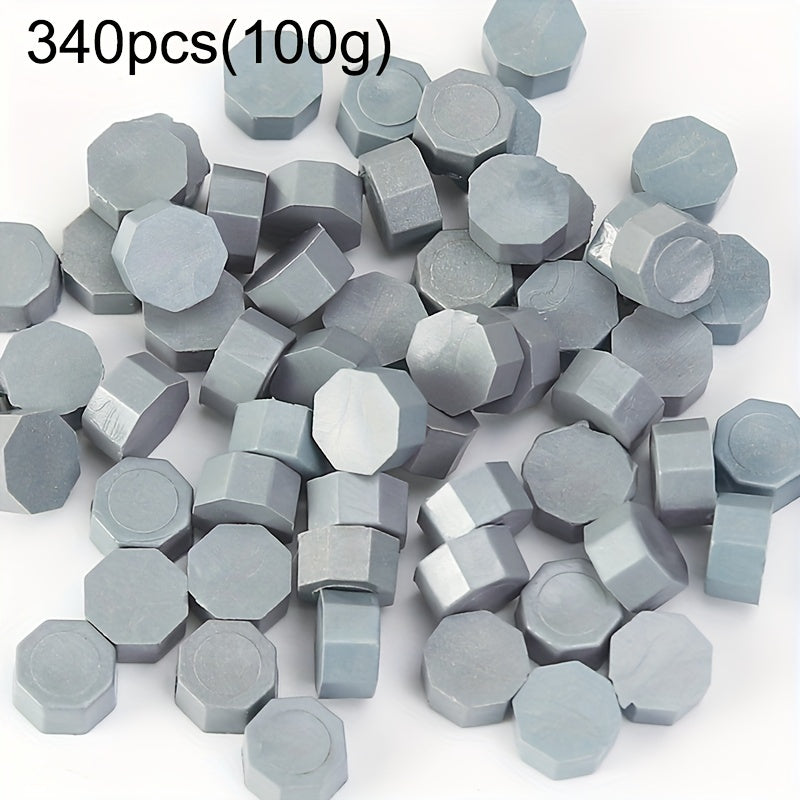 340pcs 100g Octagonal Sealing Wax for Gift Boxes Envelopes DIY Sealing