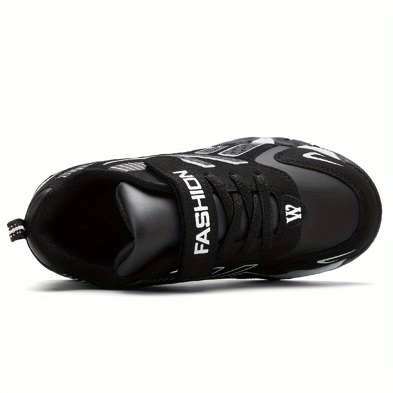 Toddler Boys Girls Sneakers Casual Sports Style Low Top PU Upper TPR Sole Non-Slip Running Shoes