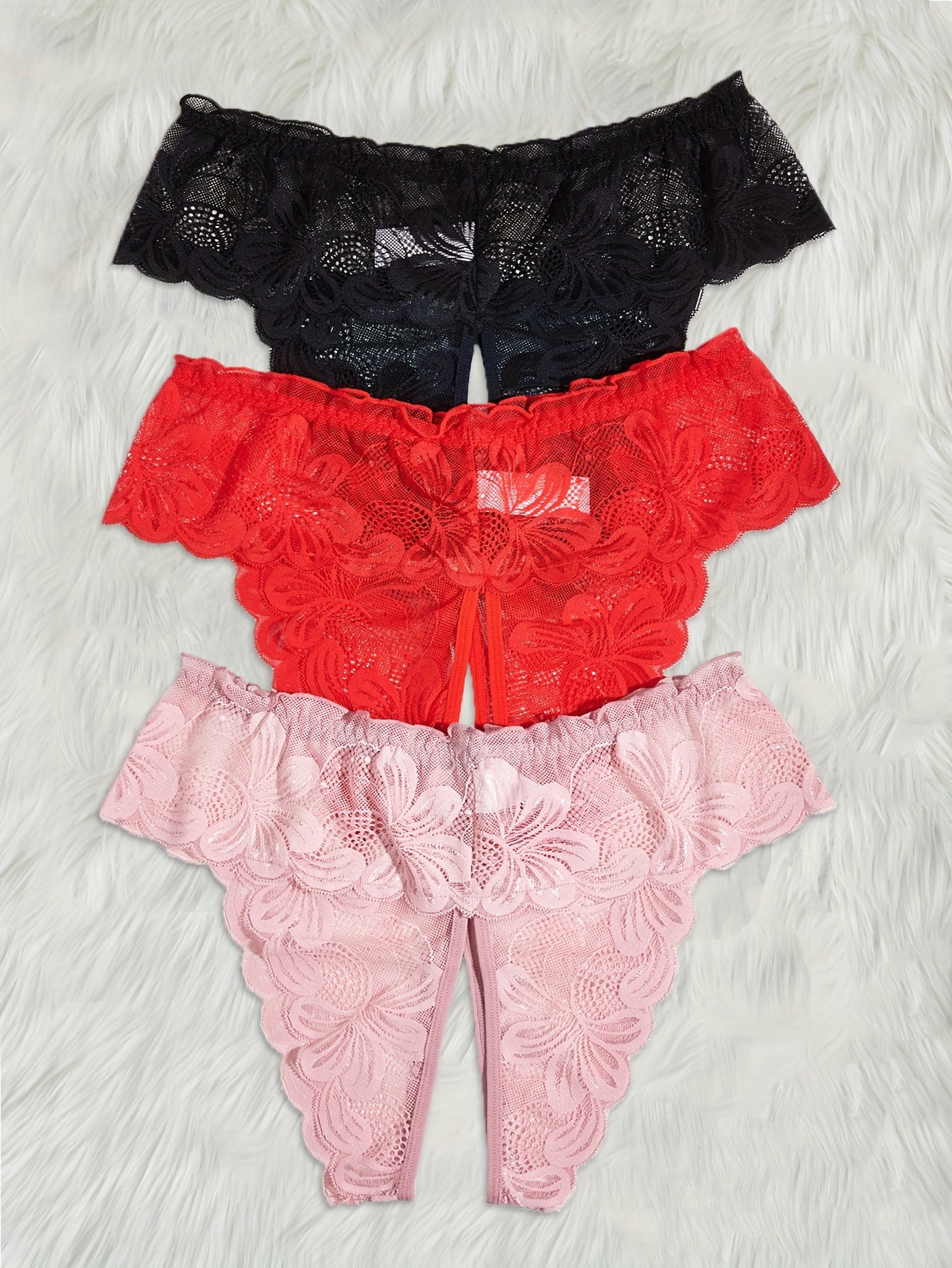 Женское хлопковое oversize сексуальное нижнее белье, три пары