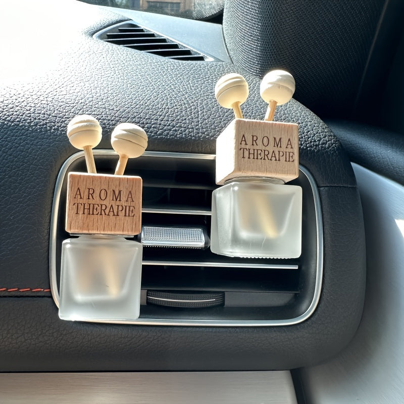 Women Car Air Outlet Perfume Bottle Clips Interior Accessories 2pcs