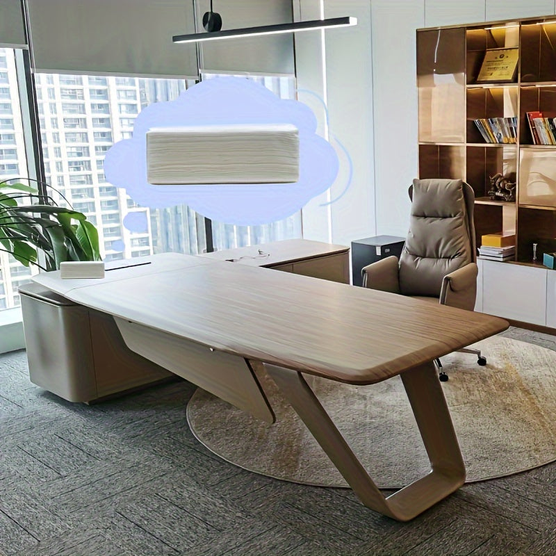 Tejido facial húmedo de 4 capas blancas para restaurantes y hoteles