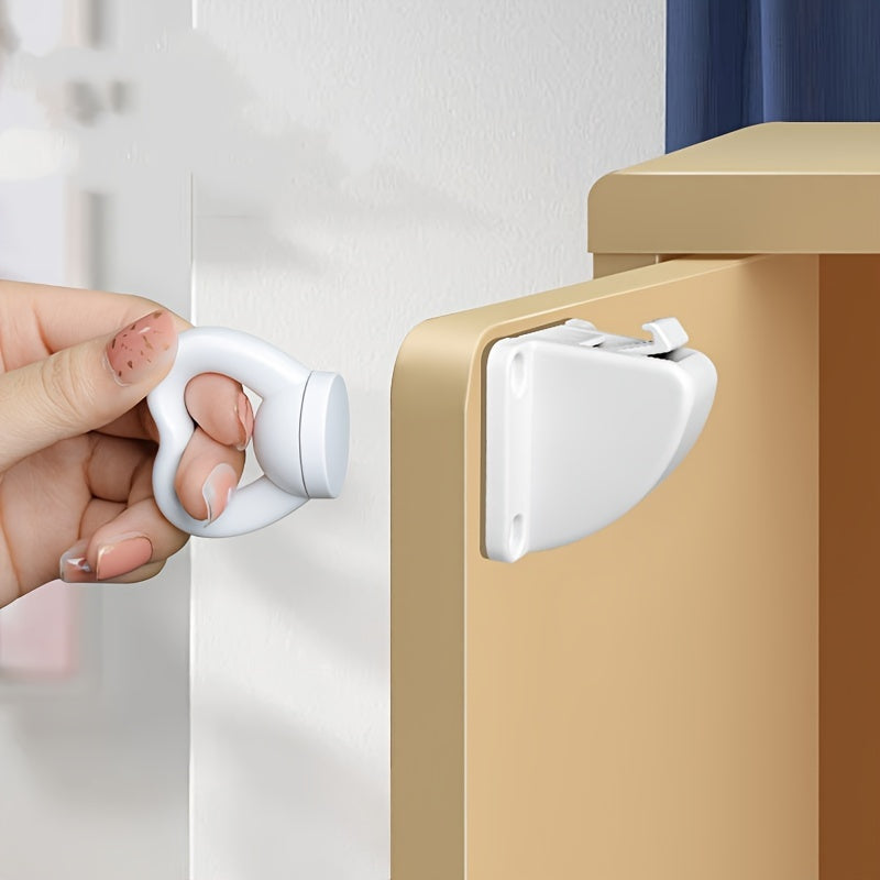 Magnetic Drawer Locks Hidden Safety Locks for Cabinets and Furniture