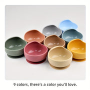 Силиконовая чаша с присоской, термостойкая пищевая чаша, столовые приборы для прикорма, без BPA