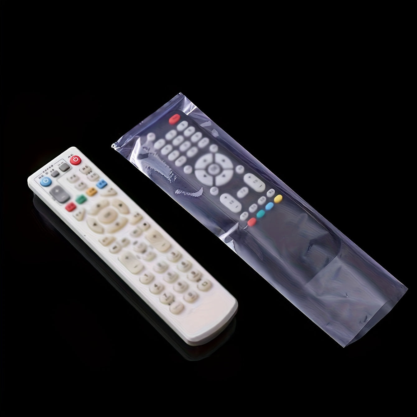 100 Clear Heat Shrink Wrap Bags for Remote Controls Waterproof Dustproof 70 Pack