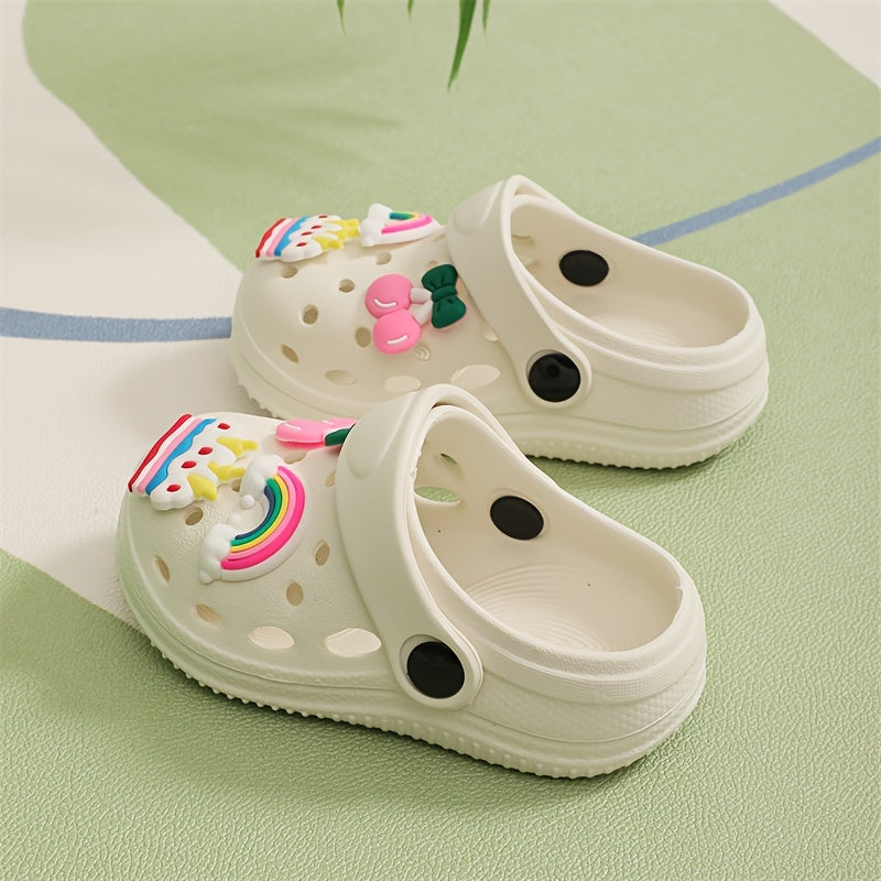 Girls' EVA Summer Sandals Low Top Slip-On Round Toe Casual Indoor Outdoor