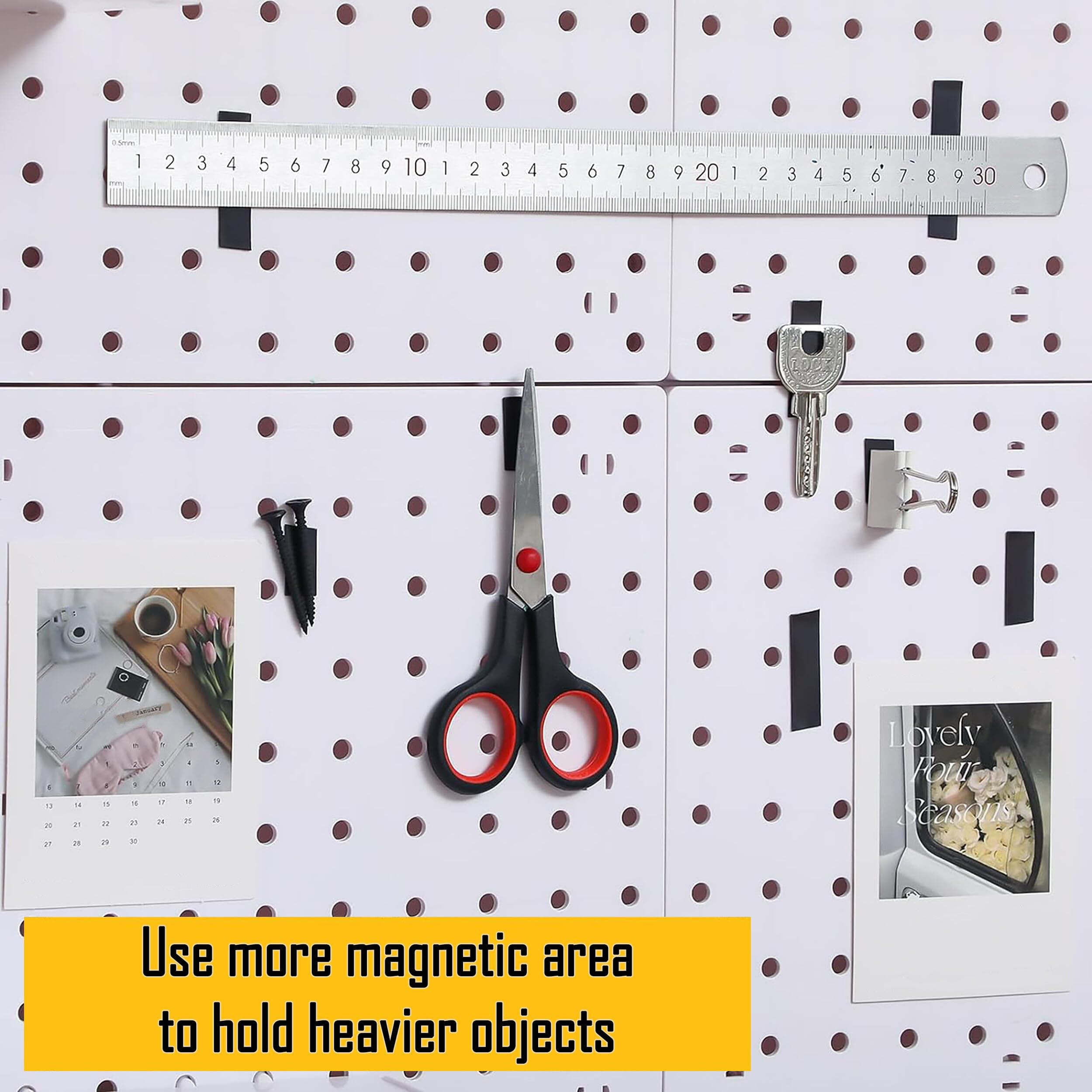 10M Magnetic Tape Roll Self-Adhesive Flex Magnets for Hanging Tools Home Decor