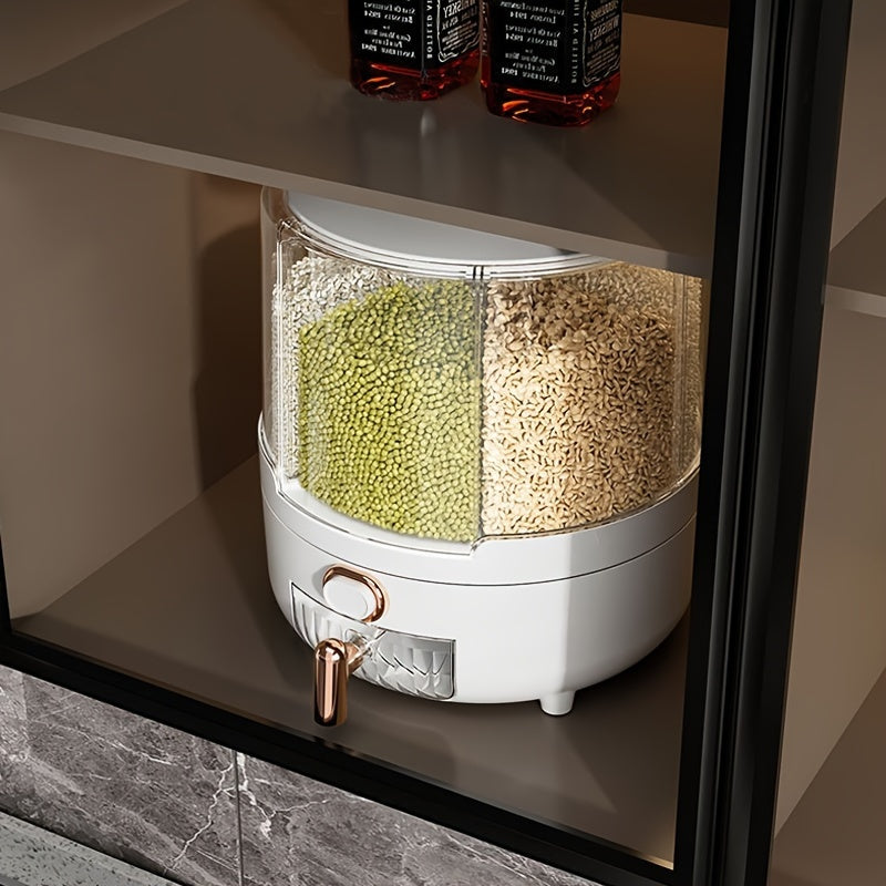 Large Capacity Plastic Grain Storage Container Moisture-Proof Insect-Proof Reusable