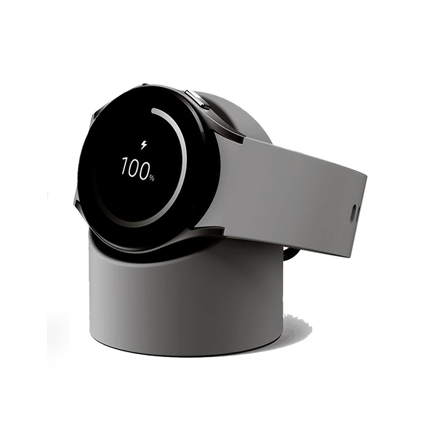 Подставка для часов Samsung Galaxy Watch для моделей 5/6/7 Pro, совместимая с размерами 40 мм, 44 мм и 45 мм, изготовлена из силиконового материала, зарядный кабель не включен.