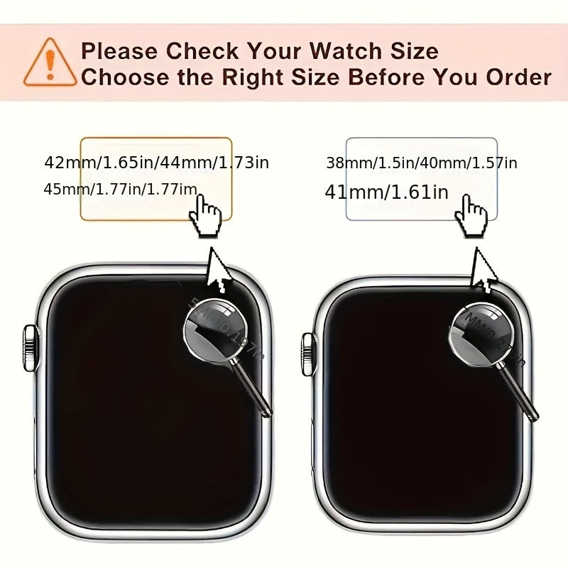 Women's Stainless Steel Mesh Watch Strap for iWatch 8/7/6/5/4/3/2/SE 38mm 40mm 42mm 49mm