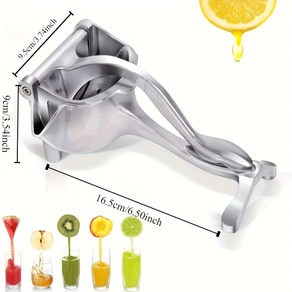Exprimidor manual de jugo de aleación de aluminio, exprimidor de fruta de presión manual para granada, naranja, limón