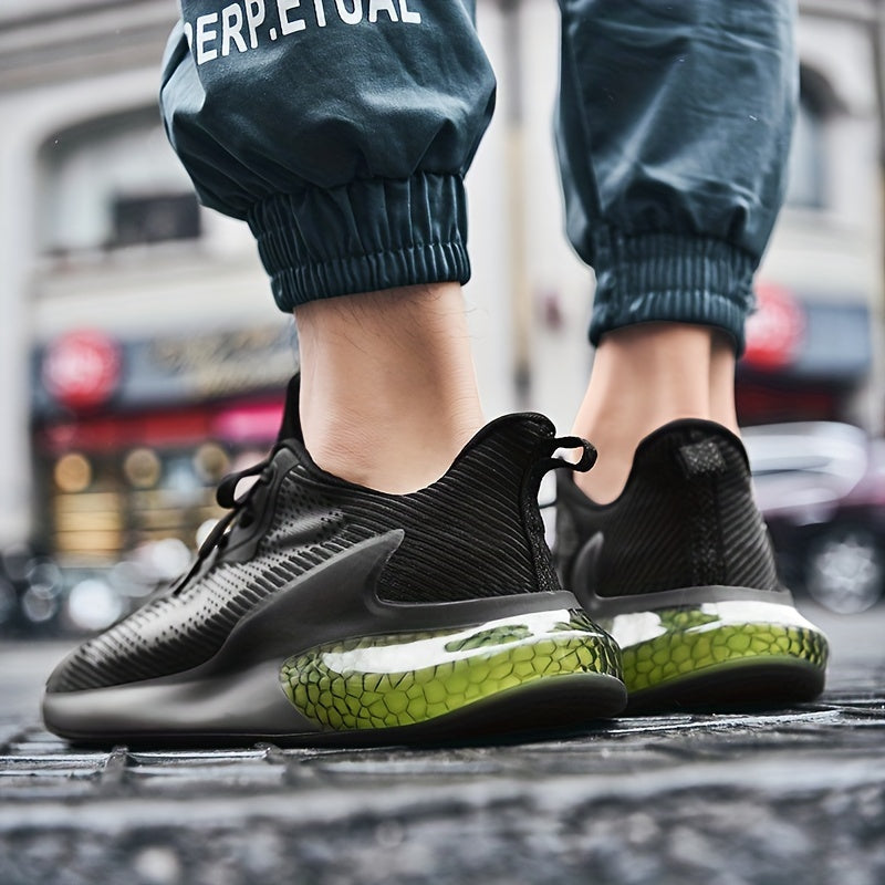 Men's Breathable Non-Slip Shock Absorption Sneakers for Outdoor Training and Workouts