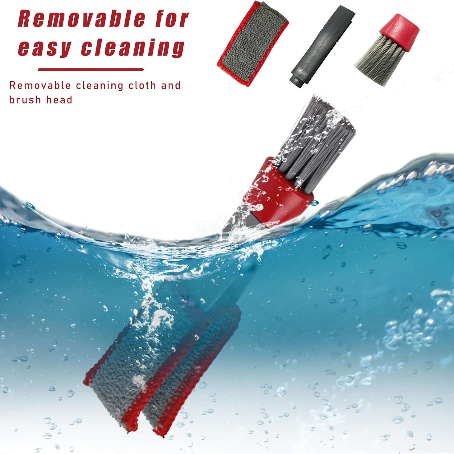 4-Piece Car Detailing Brush Set Soft Bristles for Vents Wheels Seats