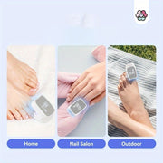 Portable Nail Care Device with Digital Display USB Rechargeable Compact for Personal and Nail Health