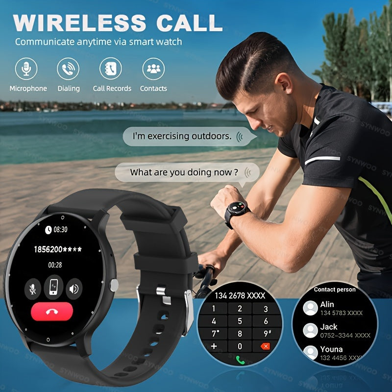 Men and Women Smartwatch with 3.25cm Touch Screen Digital Display Fitness Tracker