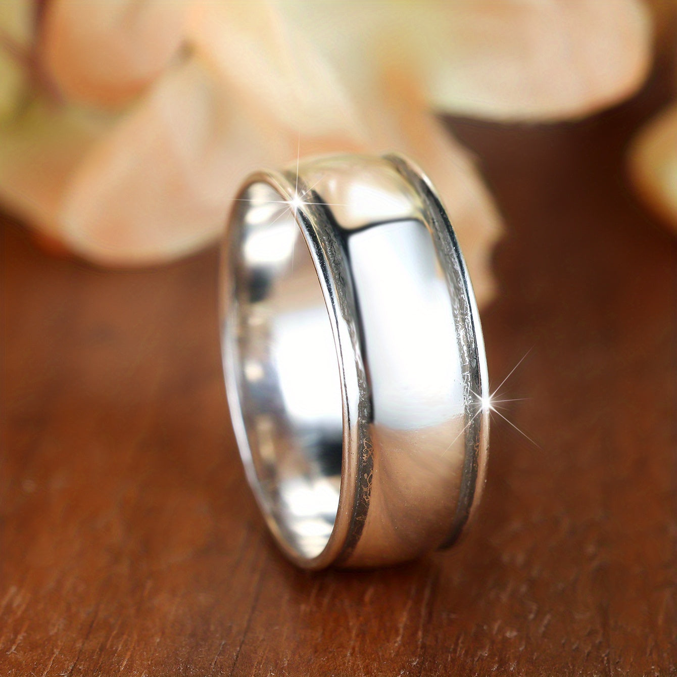 Anillo de plata de ley estilo bohemio con cúpula para mujer joyería