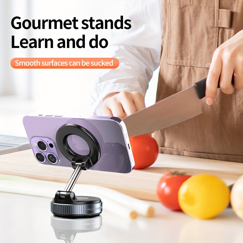 Magnitli avtomobil telefon uchun tutqich suv o'tkazmaydigan alyuminiy qotishma 360° sozlanadigan