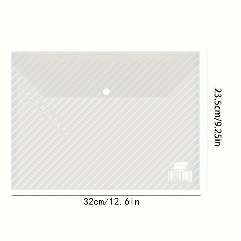 100 шт. пластиковых конвертов для документов формата A4, смешанные цвета, белый, быстрая застежка, возвращение в школу