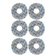 Ecovacs T10 TURBO Deebot X1 OMNI / X1 TURBO changyutgich qismlari bilan mos keladi, ushbu to'plam 6 ta yuviladigan mop matolarini o'z ichiga oladi.