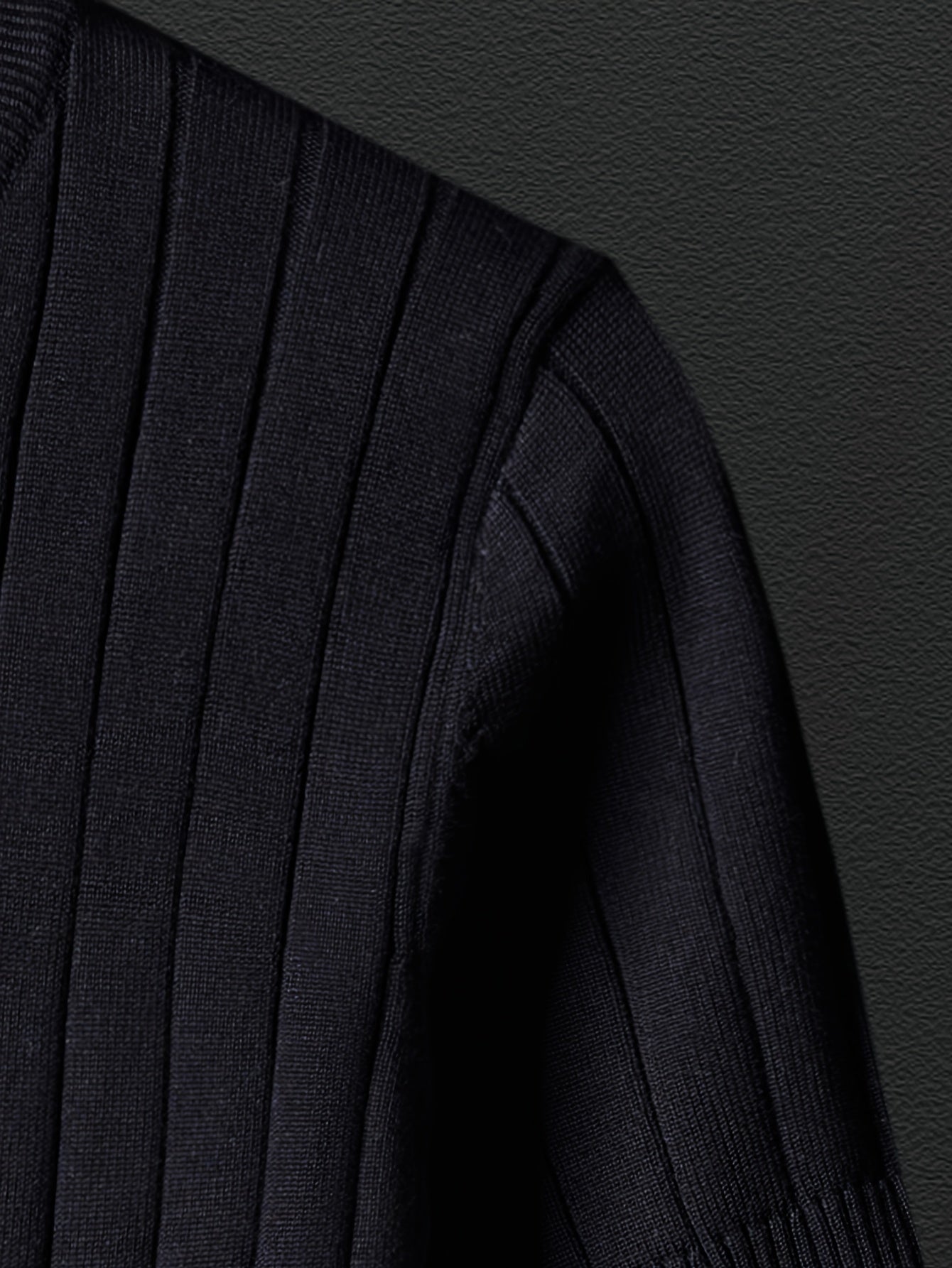 Men's Short Sleeve Knit Sweater Casual Fall Winter Solid Stripe Crew Neck Medium Stretch Polyester Viscose