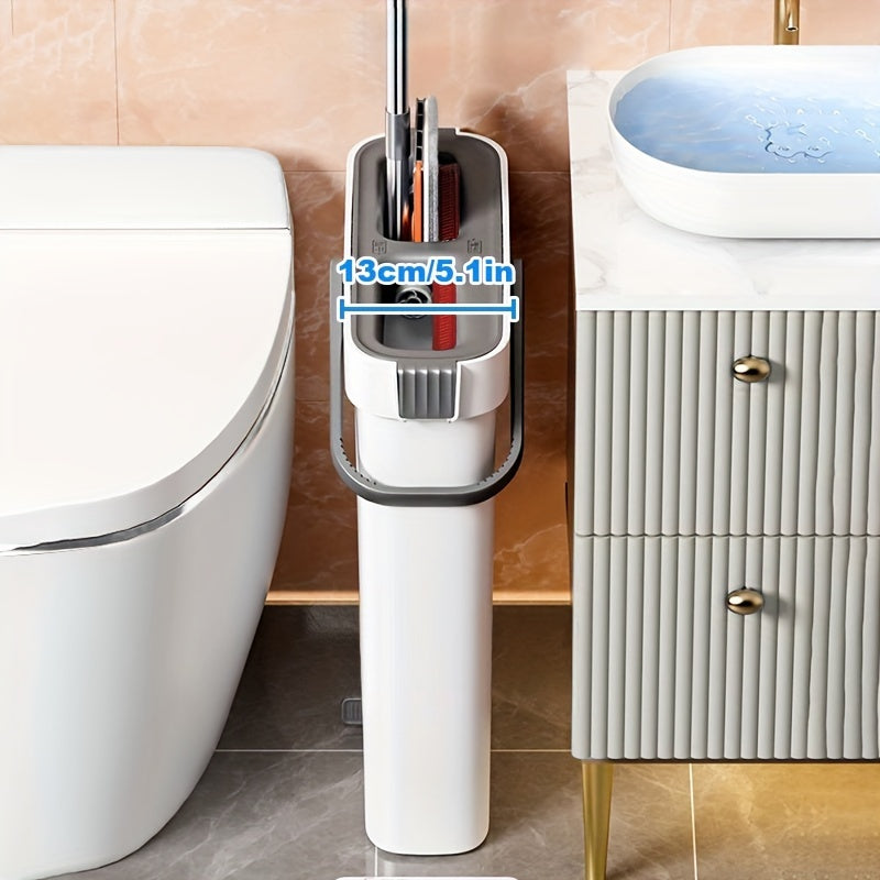 Set de mopa plana versátil con cubo y escurridor para suelos, paredes y coches