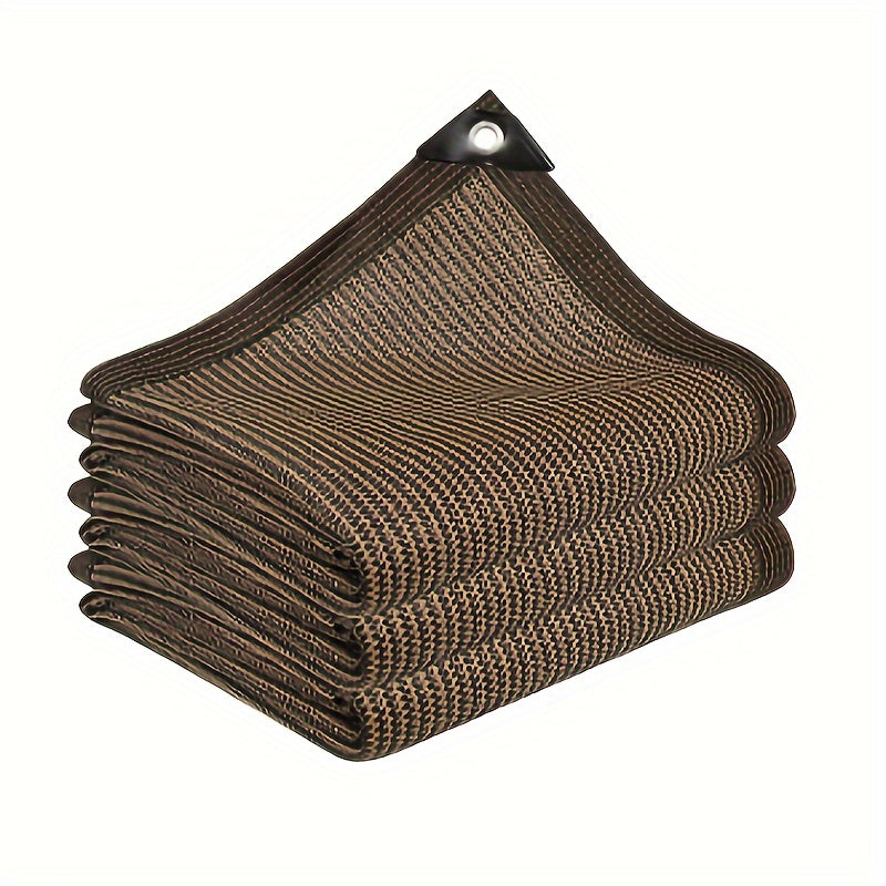 Coffee Colored Sunshade Net 90% Outdoor Shade Screen for Pavilions Decks and Porches