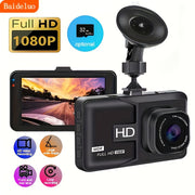 HD Night Vision Dash Cam with 32GB Card Traffic Parking Sensor
