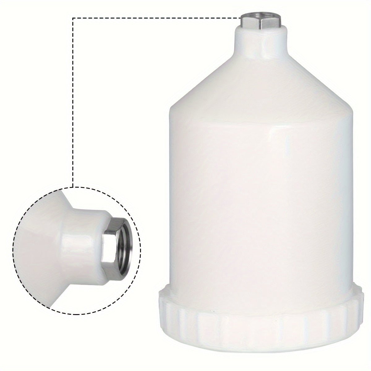 Paint Gun Cup Replacement Holder 600ml Plastic Spray Sprayers