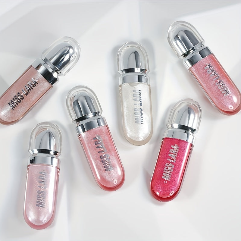 Brillo labial hidratante para mujer - Barra de labios líquida hidratante en rosa naranja