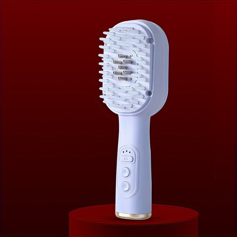 Electric Head Massager with Heating Vibration and Rechargeable Battery