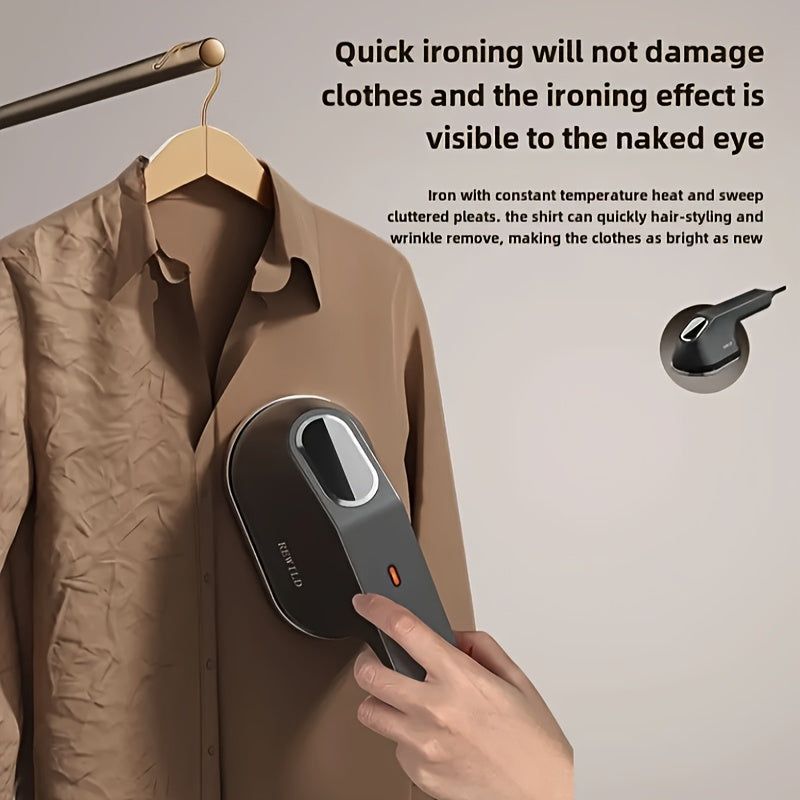 Mini Electric Dry Iron Black Compact Travel Handheld Dryer