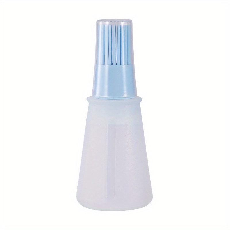Portable Silicone Oil Bottle with Brush for Baking and BBQ Outdoor Cooking