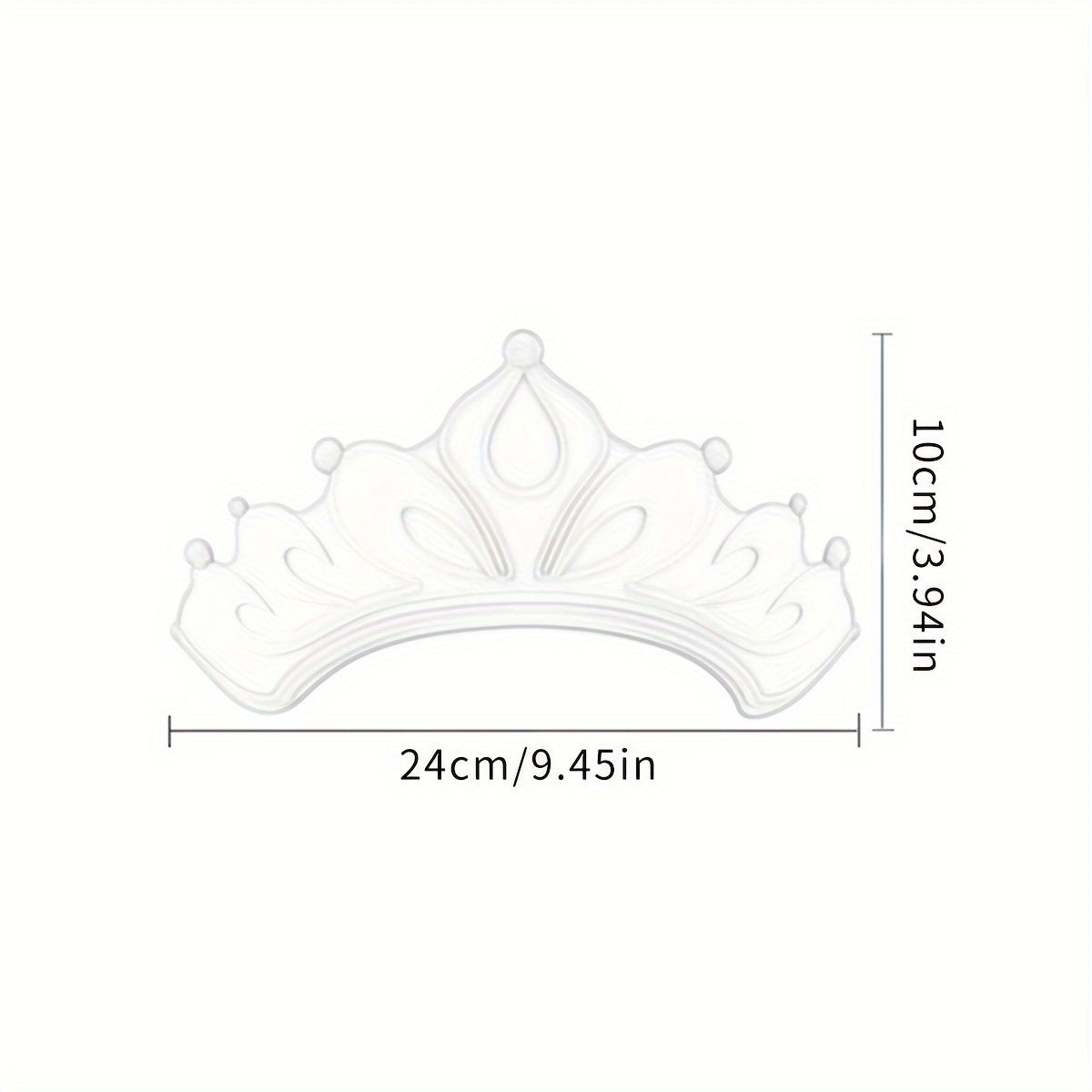 Crown-Shaped Shampoo Cap for Kids Multicolor PP TPE Material 3+