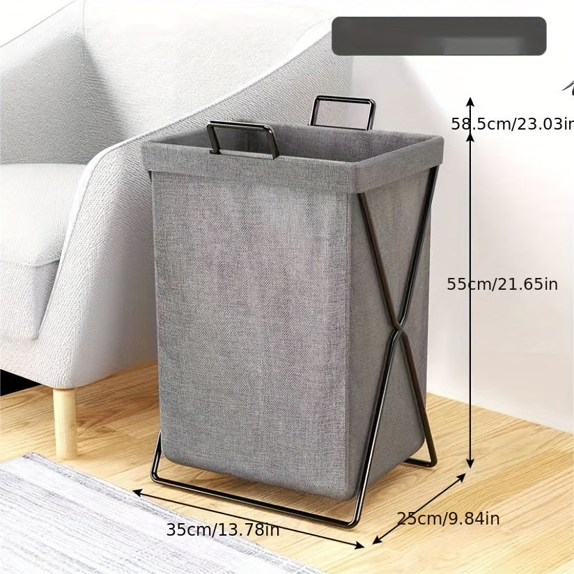 cesta rectangular para ropa sucia con asas, almacenamiento plegable para baño, dormitorio, sala de estar