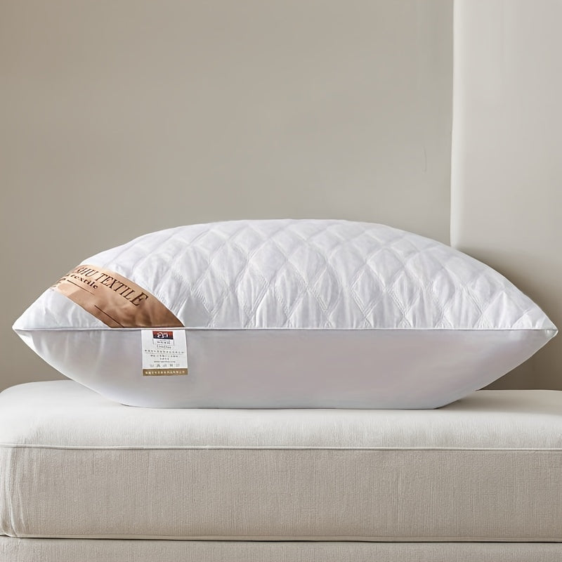 Подушка качества люксового отеля - регулируемая жесткость, прочный дизайн, легкий в уходе, идеальна для дома и гостевых комнат, чехол не включен, стандартный размер