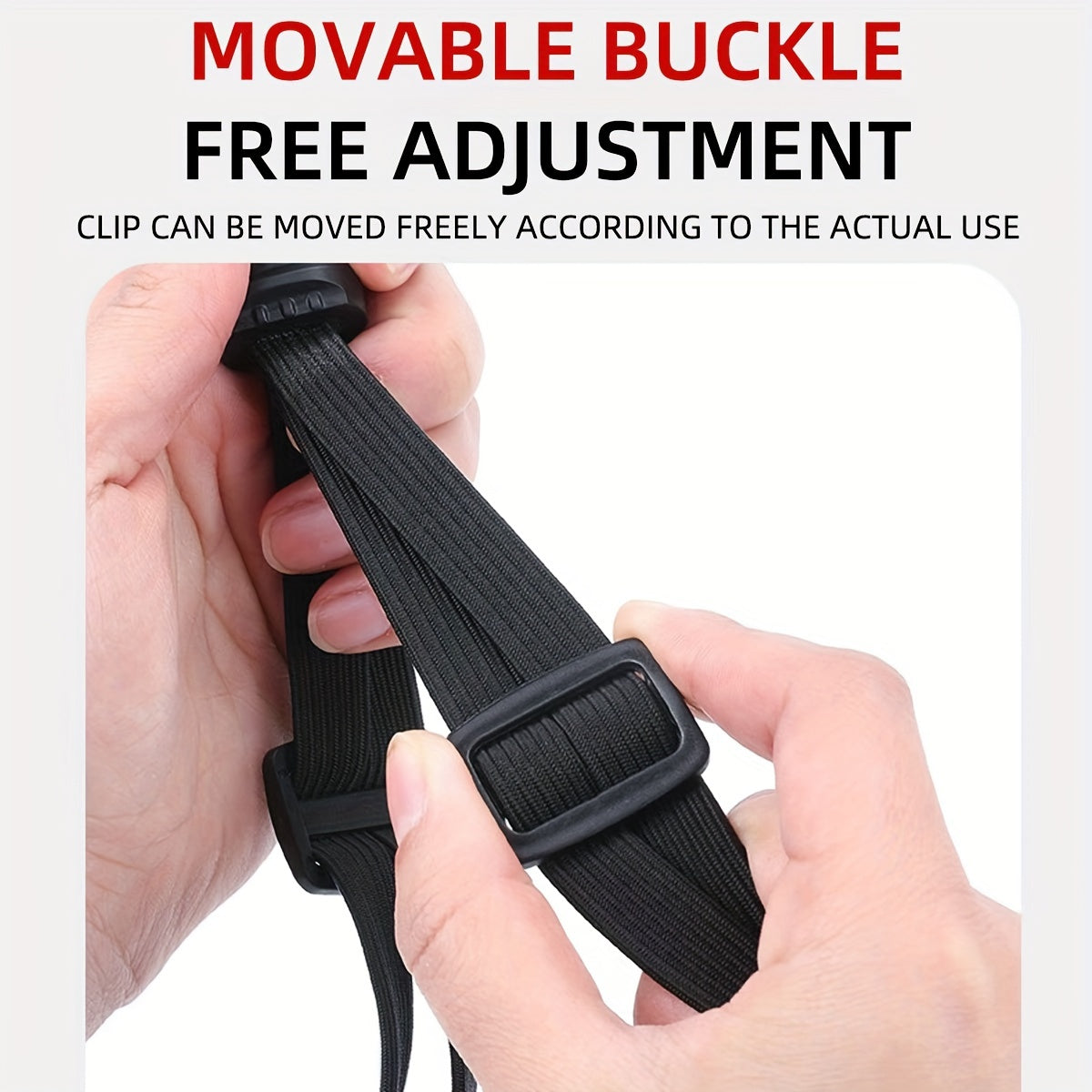 Adjustable Nylon Triangle Fixing Strap for Motorcycles and Bikes