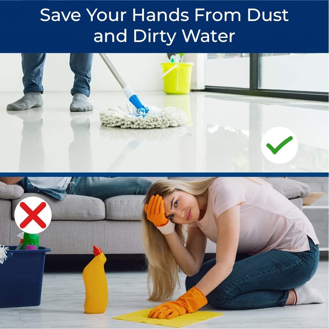 [Mijozlar Sevimlisi] 3 ta Mikroto'qima Uchburchakli Spin Mop Boshliqlarini O'rnatuvchi To'plami - Mashinada Yuvish Mumkin, Yog'och, Marmar, Beton, Kafel Pol va Avtomobil Yuzalari Uchun Ideal