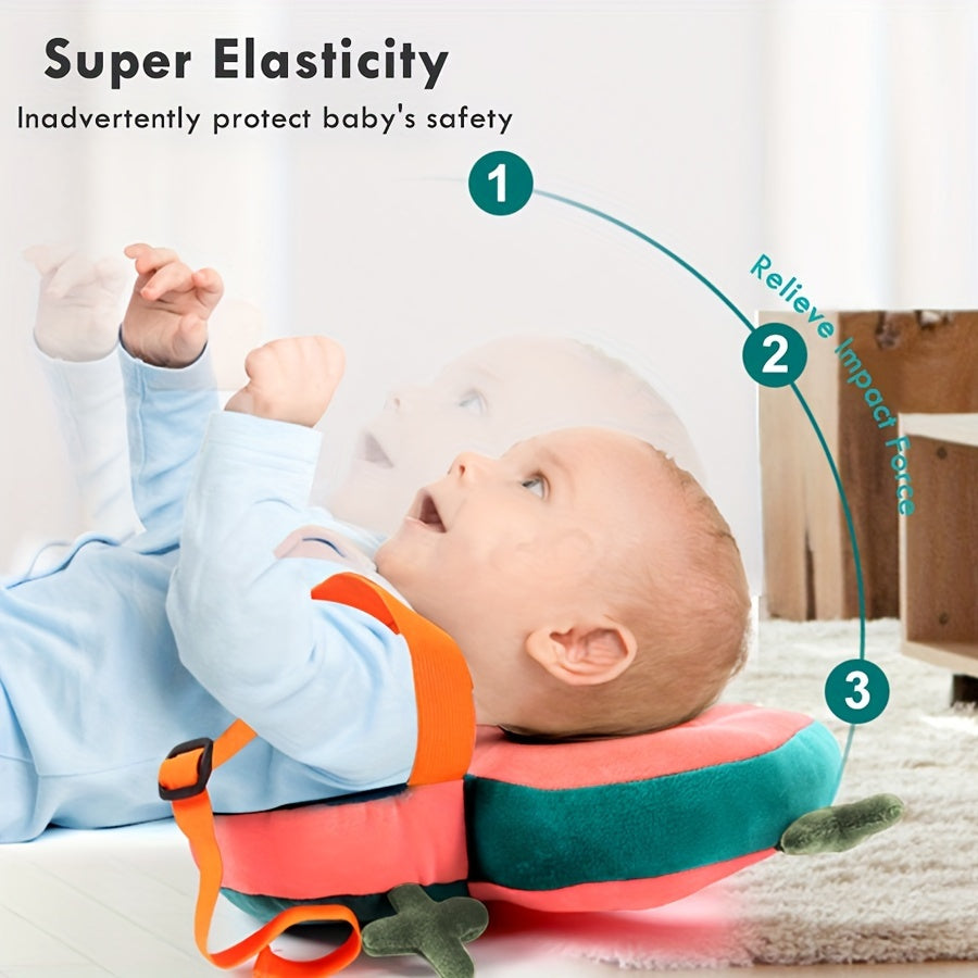 Kichkina xavfsizlik sumkasi, tishlash va yurish uchun bosh va orqa himoya pad bilan, Qizil Yashil