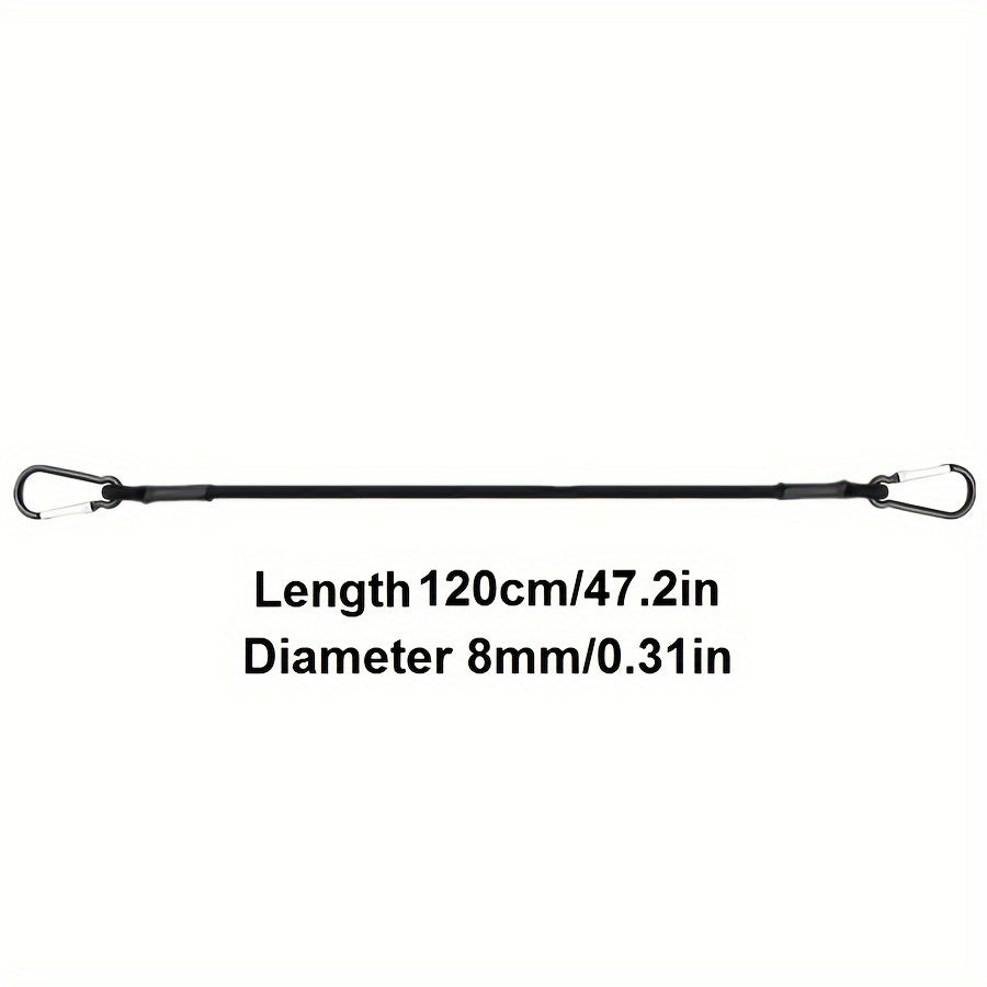 8mm Elastik Bungee Kordlar, Avtomobil Yig'ish uchun Qo'nqog'lar bilan, Yuklarni Mahkam bog'lash